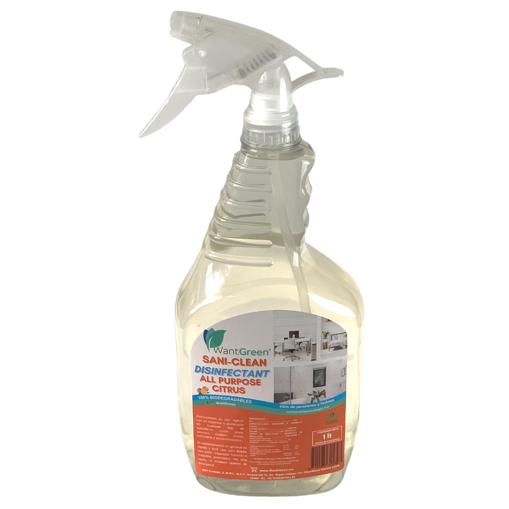 SANI-CLEAN DISINFECTANT ALL PURPOSE CITRUS 1 lt.