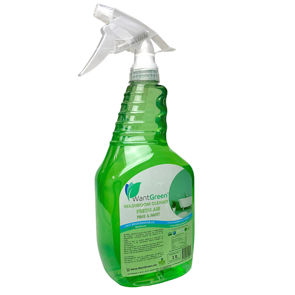 WASHROOM CLEANER LIMPIA BAÑOS CON AROMA PINO Y MENTA 1L