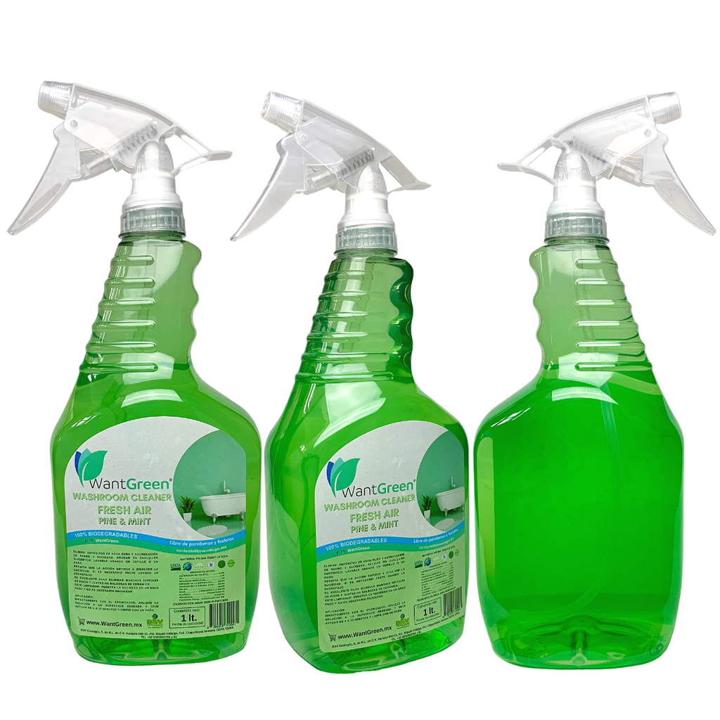 WASHROOM CLEANER LIMPIA BAÑOS CON AROMA PINO Y MENTA 1L
