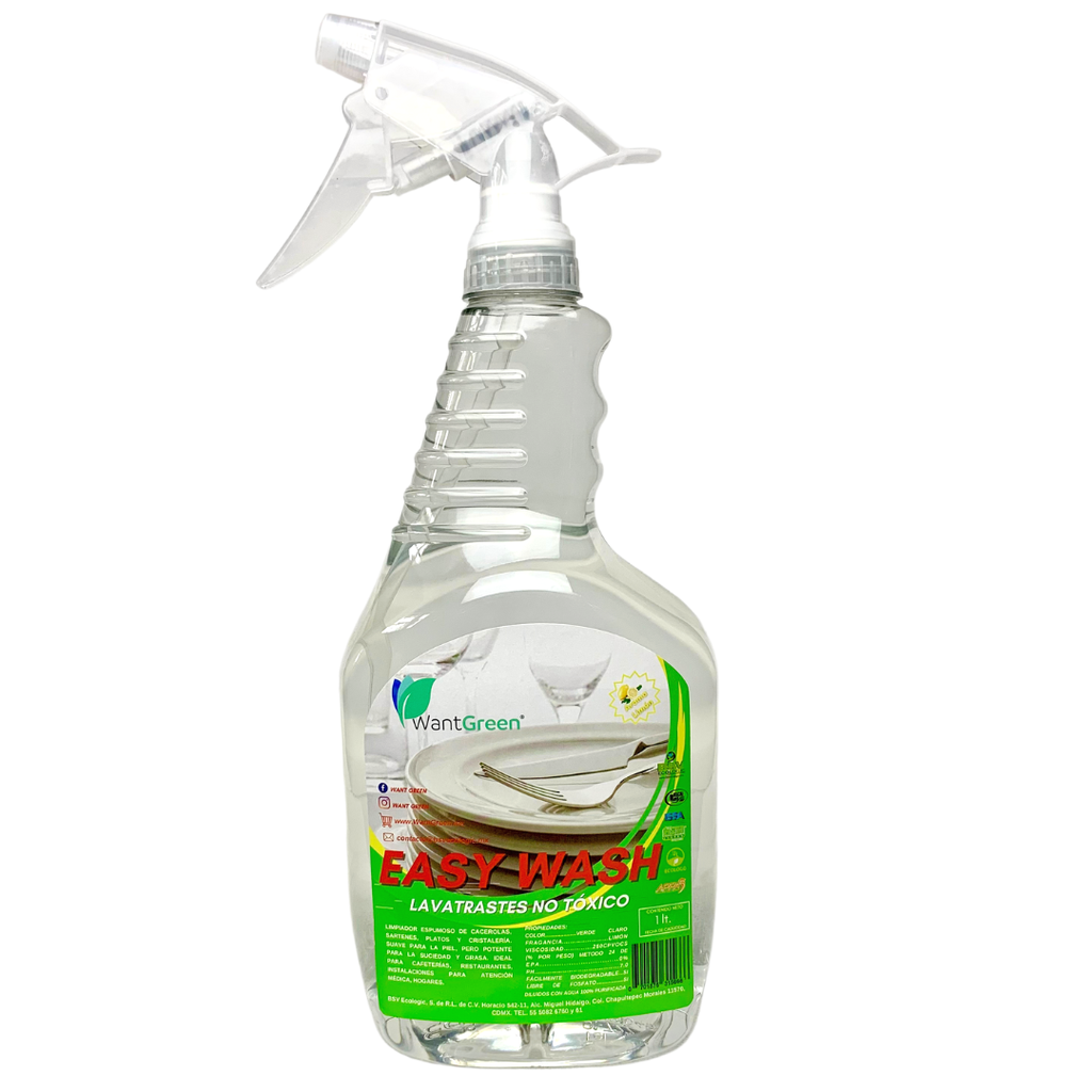 EASY WASH LAVA TRASTES 1 lt.