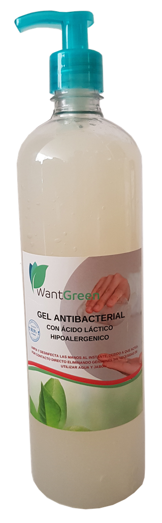 GEL SANITIZANTE CON ACIDO LÁCTICO 1 lt.