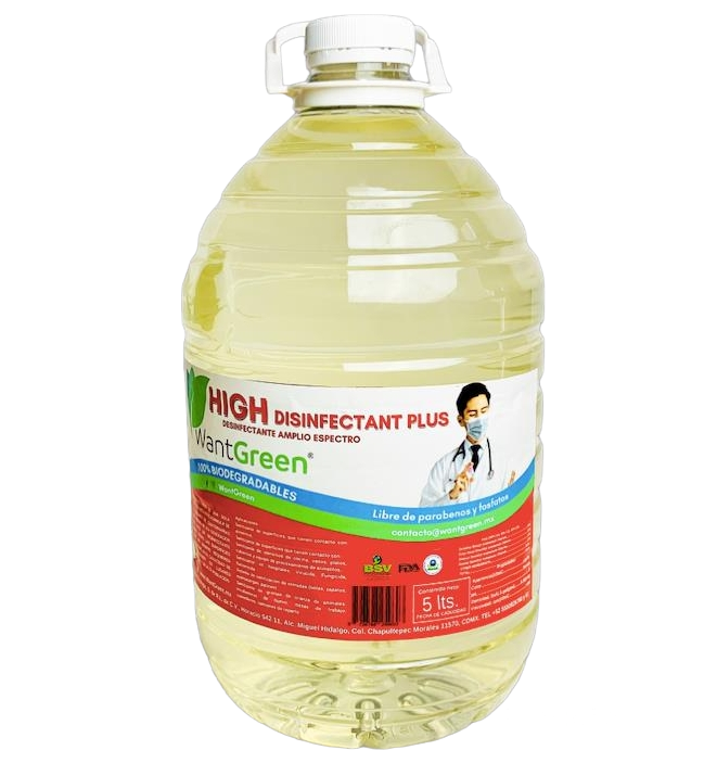 HIGH DISINFECTANT PLUS 5 lts.