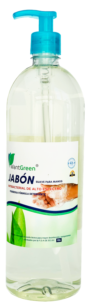 JABÓN SANITIZANTE CON ACIDO LÁCTICO 1 lt.