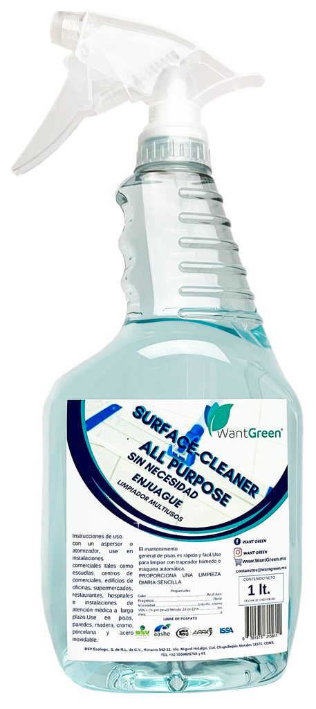 SURFACE-CLEANER ALL PURPOSE MULTIUSOS CON AROMA 1 lt.
