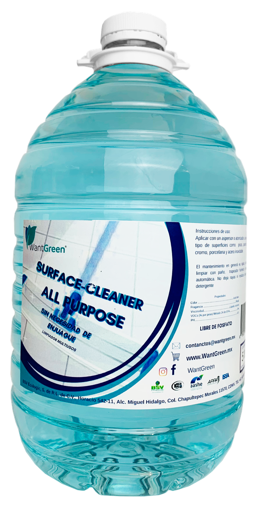 SURFACE-CLEANER ALL PURPOSE MULTIUSOS CON AROMA 5 lts.