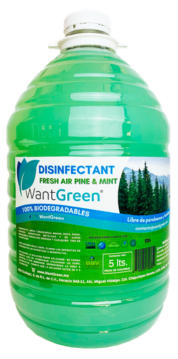 [WGD&FAG5LT] DISINFECTANT FRESH AIR AROMA PINO Y MENTA 5 lts.