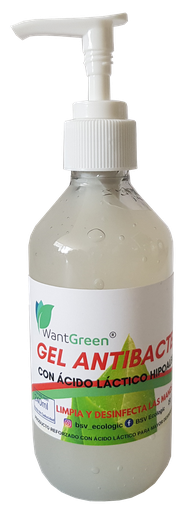 [WGGSALD240ML] GEL SANITIZANTE CON ACIDO LÁCTICO 240 mls.