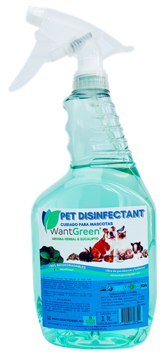 [WGPDFAH&EA1LT] PET DISINFECTANT FRESH AIR HERBAL & EUCALYPTUS 1 lt.