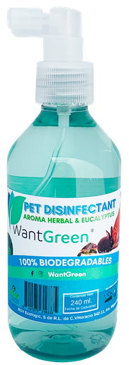 [WGPDFAH&EA240ML] PET DISINFECTANT FRESH AIR HERBAL & EUCALYPTUS 240 mls.