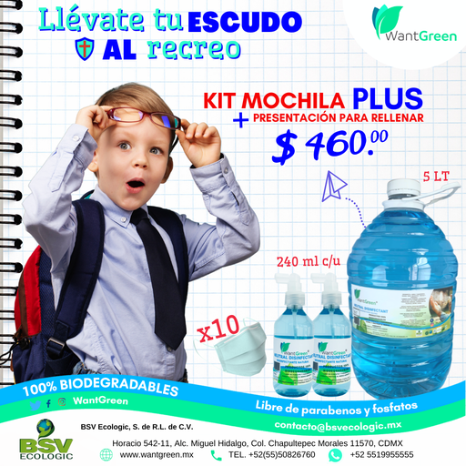 KIT MOCHILA + RELLENO